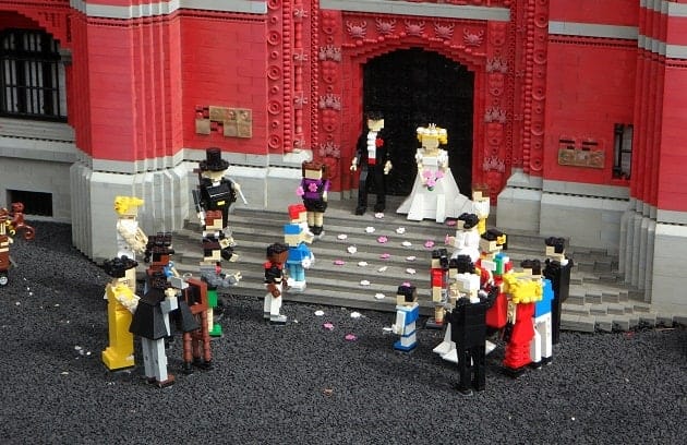 lego wedding ceremony